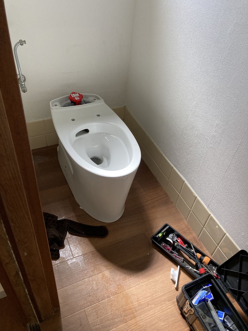 トイレ交換 作業前